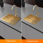 Steel Kitchen Sink 50 X 43CM Undermount Drop
