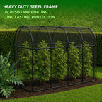 Steel Long Fruit Cage Frame with Bird Netting