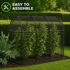 Steel Long Fruit Cage Frame with Bird Netting