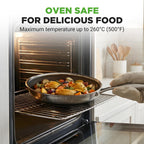 Steel Pan Set 7-Piece Frying Saucepan Non Stick