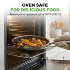 Steel Pan Set 7-Piece Frying Saucepan Non Stick