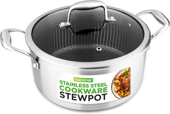 Steel Pan Set 7-Piece Frying Saucepan Non Stick