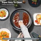 Steel Pots and Pans Set 7-Piece Induction Hob