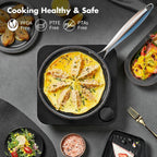 Steel Pots and Pans Set 7-Piece Induction Hob