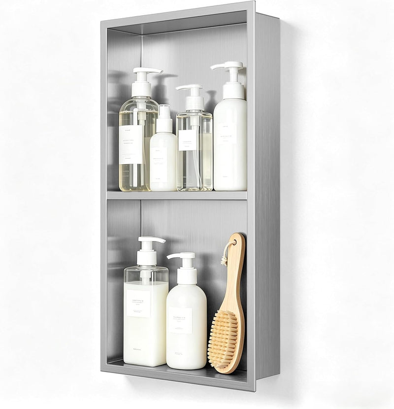 Steel Wall Niche for Shower Recessed Bathroom Storage