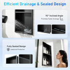 Steel Wall Niche for Shower Recessed Bathroom Storage