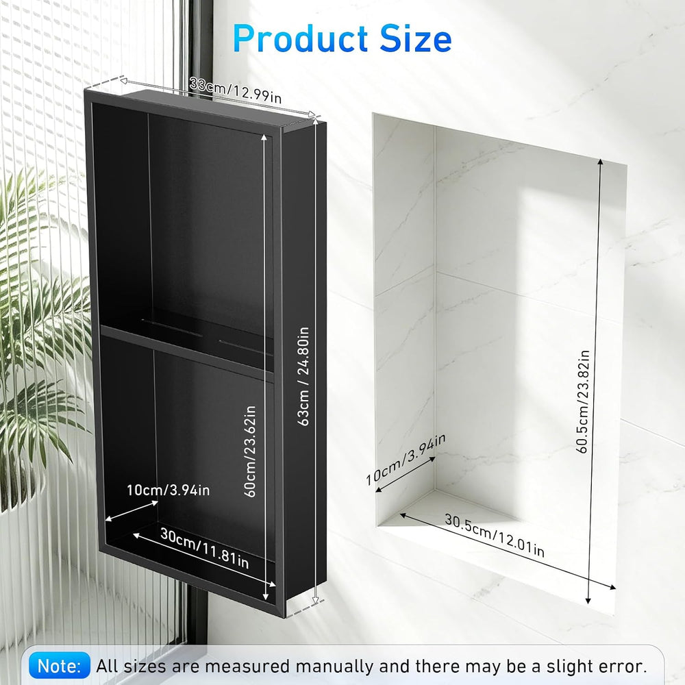 Steel Wall Niche for Shower Recessed Bathroom Storage