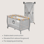 Stefi Plus Travel Cot From Birth