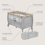 Stefi Plus Travel Cot From Birth
