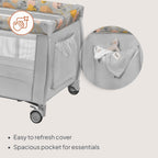 Stefi Plus Travel Cot From Birth