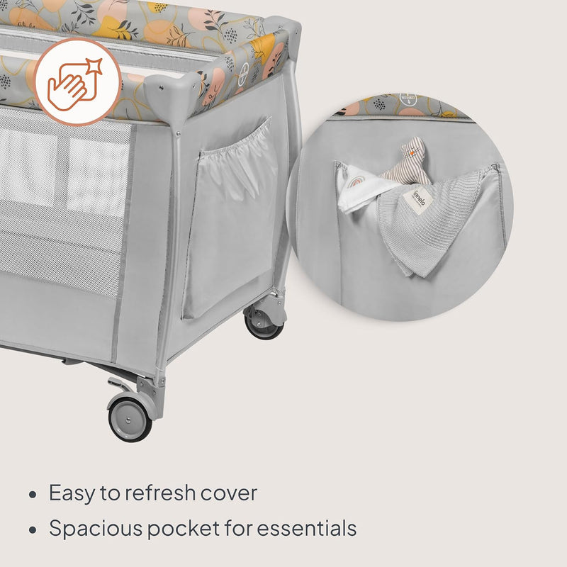 Stefi Plus Travel Cot From Birth