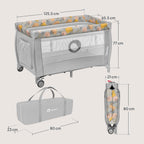 Stefi Plus Travel Cot From Birth