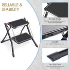 Step Ladder Stool Double Side Folding Portable 2
