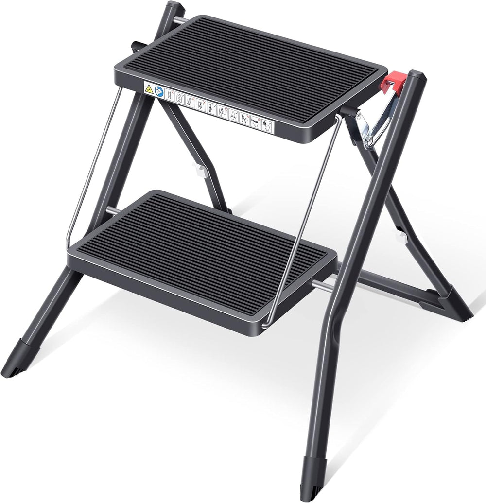 Step Ladder Stool Double Side Folding Portable 2