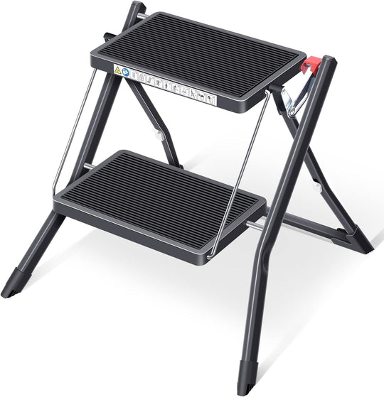 Step Ladder Stool Double Side Folding Portable 2