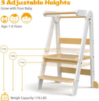 Step Stool for Kids Toddler Learning Kitchen Tower