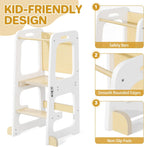 Step Stool for Kids Toddler Learning Kitchen Tower