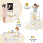 Step Stool for Kids Toddler Learning Kitchen Tower