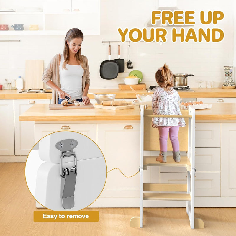 Step Stool for Kids Toddler Learning Kitchen Tower