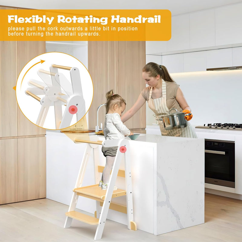 Step Stool for Kids Toddler Learning Kitchen Tower