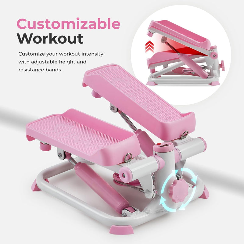 Stepper Machine Mini W Resistance Bands