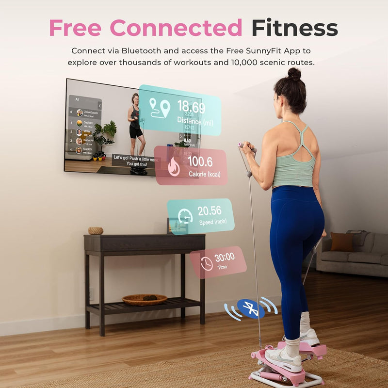 Stepper Machine Mini W Resistance Bands