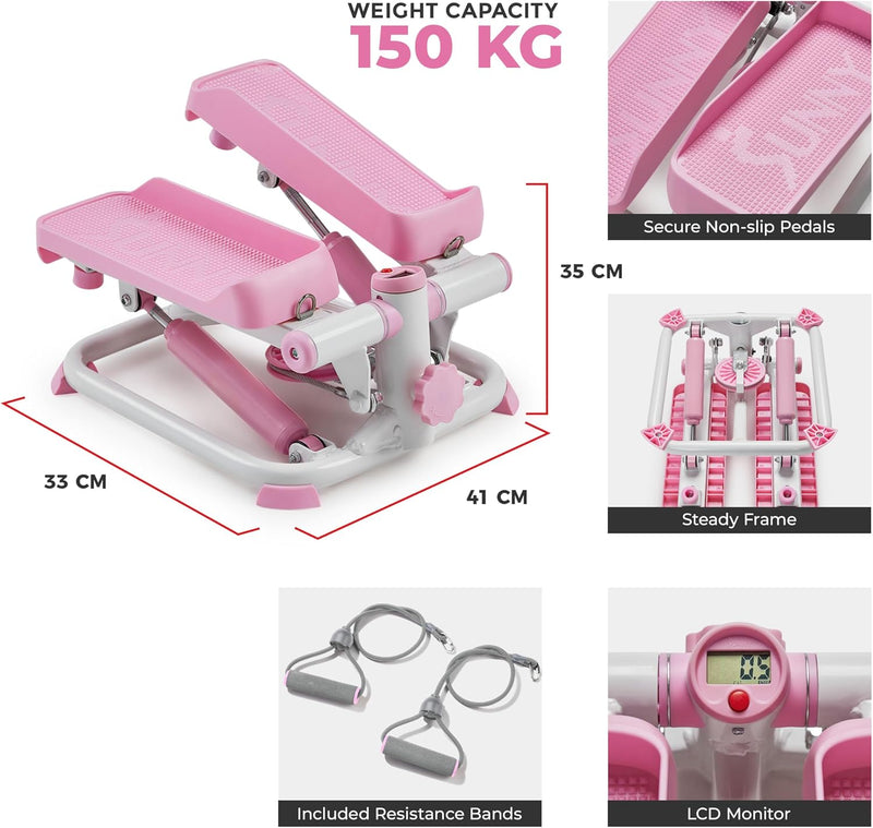 Stepper Machine Mini W Resistance Bands