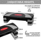 Steppers for Exercise 3 Levels Aerobic Step Board