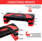 Steppers for Exercise 3 Levels Aerobic Step Board