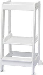 Toddler Tower 3-Level Adjustable Wooden Step Stool Standing