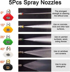 Stone Banks High Pressure Washer Gun with 5pcs