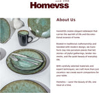 Stoneware Dinner Set Reactive Glaze