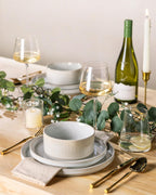 Stoneware Dinner Sets for 6 People 18 Pieces