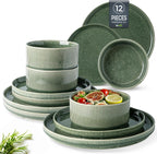 Stoneware Dinner Sets for 6 People 18 Pieces