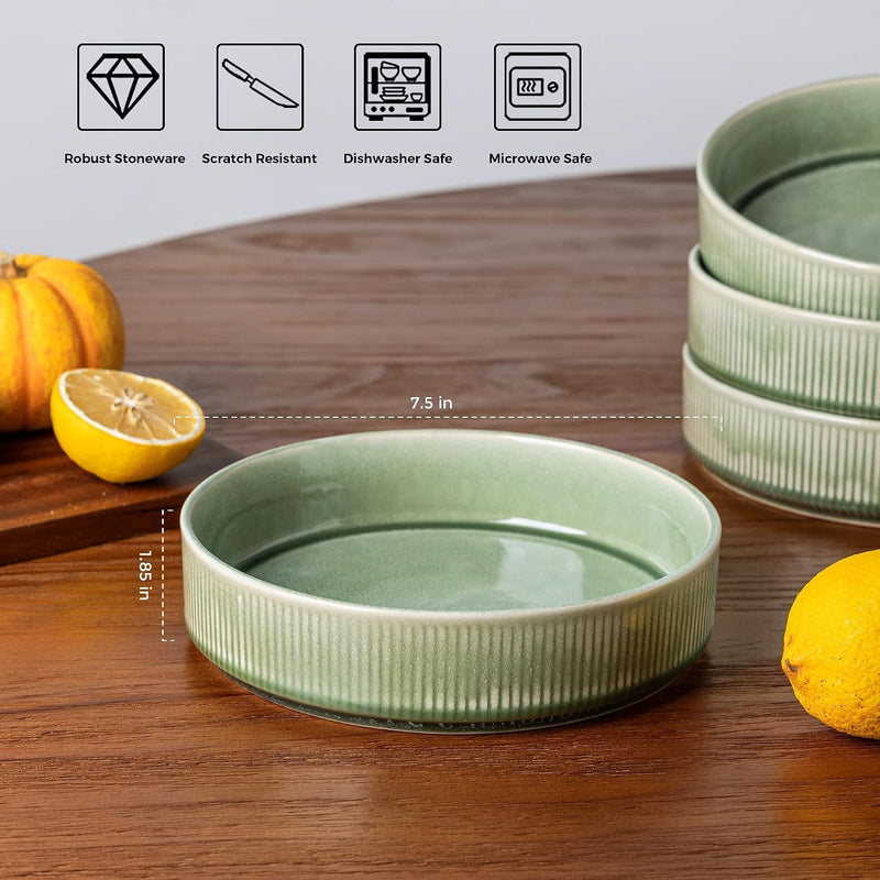 Stoneware Dinner Sets for 6 People 18 Pieces