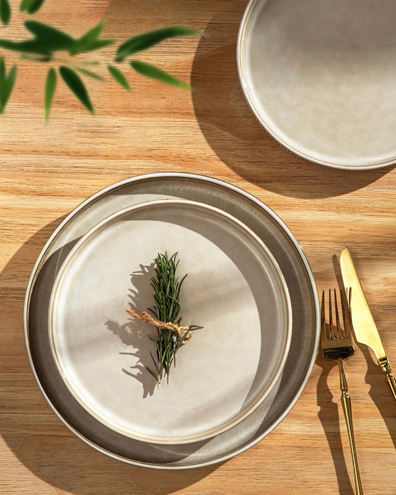 Stoneware Dinner Sets for 6 People 18 Pieces