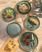 Stoneware Dinner Sets for 6 People 18 Pieces