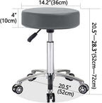 Stool Chair on Wheels for Beauty Kitchen Salon