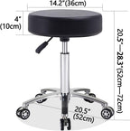Stool Chair on Wheels for Beauty Kitchen Salon