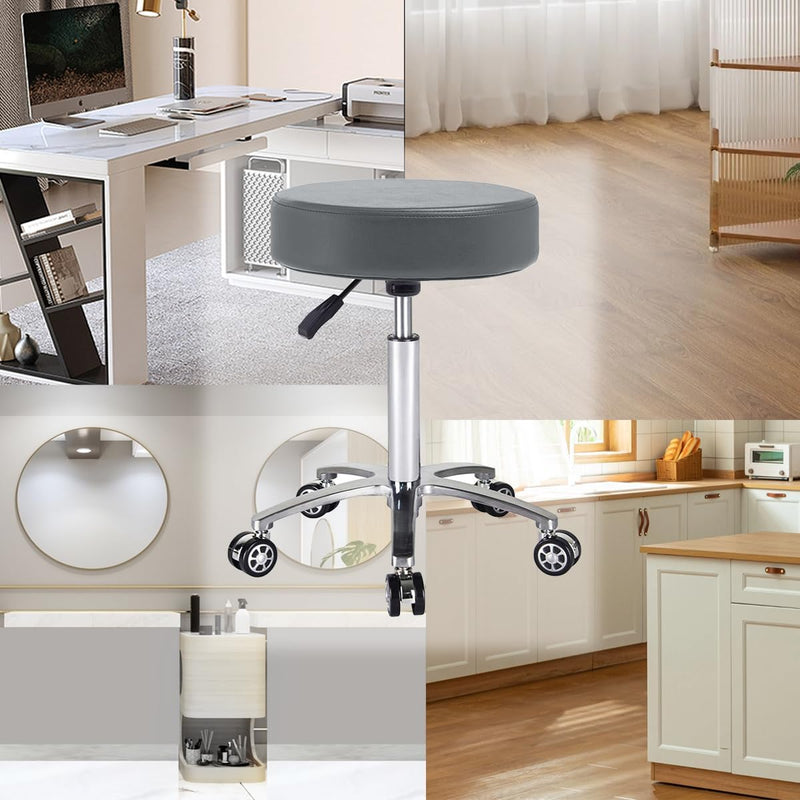 Stool Chair on Wheels for Beauty Kitchen Salon
