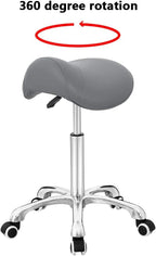 Stool Chair with Back Support Ergonomic Esthetician
