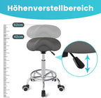 Stool Ergonomic Comfortable Rolling Chair with Wide Thick Seat