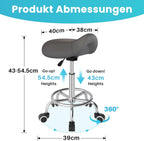 Stool Ergonomic Comfortable Rolling Chair with Wide Thick Seat