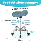 Stool Ergonomic Comfortable Rolling Chair with Wide Thick