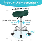 Stool Ergonomic Comfortable Rolling Chair with Wide Thick