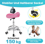 Stool Ergonomic Comfortable Rolling Chair with Wide Thick Seat