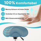 Stool Ergonomic Comfortable Rolling Chair with Wide Thick