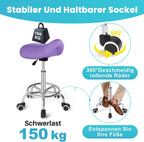 Stool Ergonomic Comfortable Rolling Chair with Wide Thick