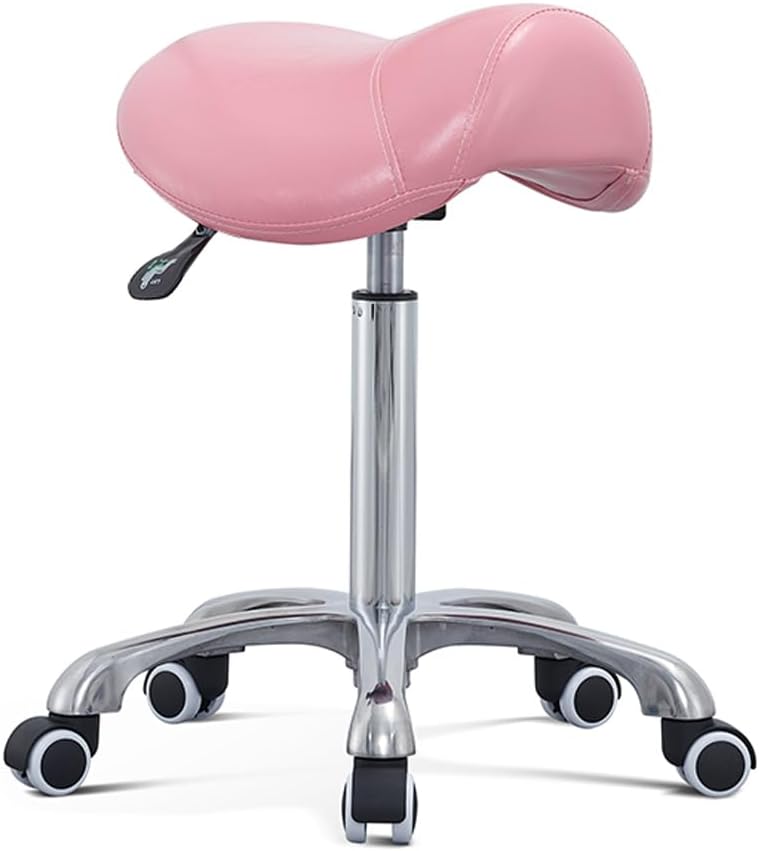 Saddle Stool Massage Rolling Work Chair for Beauty