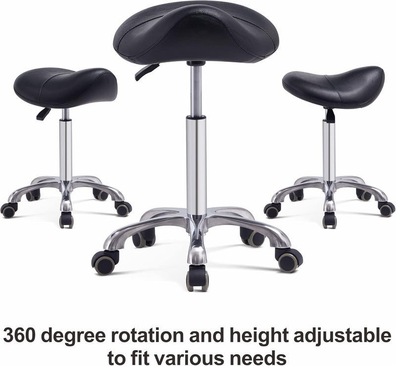 Saddle Stool Massage Swivel Chair for Beauty Tattoo